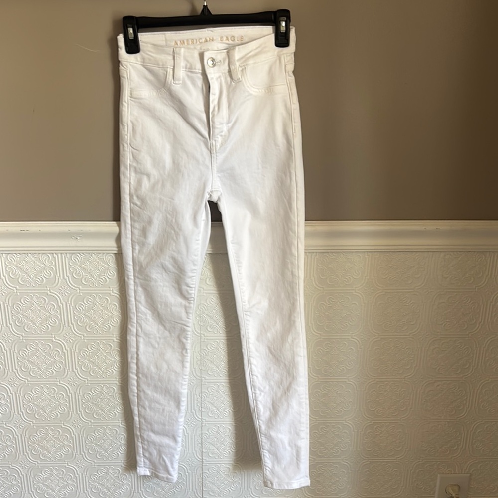American Eagle Outfitters White Skinny Jeans